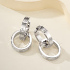 [LUXE JEWELRY] LOVE 3.3MM DANGLE EARRINGS
