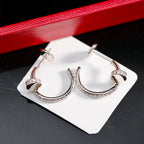 [LUXE JEWELRY] JUSTE FULL DIAMOND SMALL EARRINGS