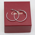 [LUXE JEWELRY] JUSTE HALF DIAMOND LARGE EARRINGS