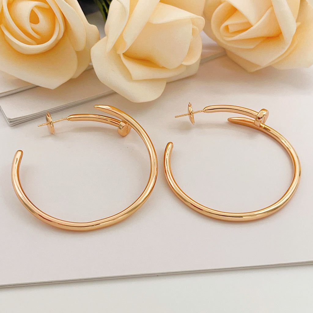 [LUXE JEWELRY] JUSTE NO DIAMOND LARGE EARRINGS