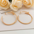 [LUXE JEWELRY] JUSTE NO DIAMOND LARGE EARRINGS