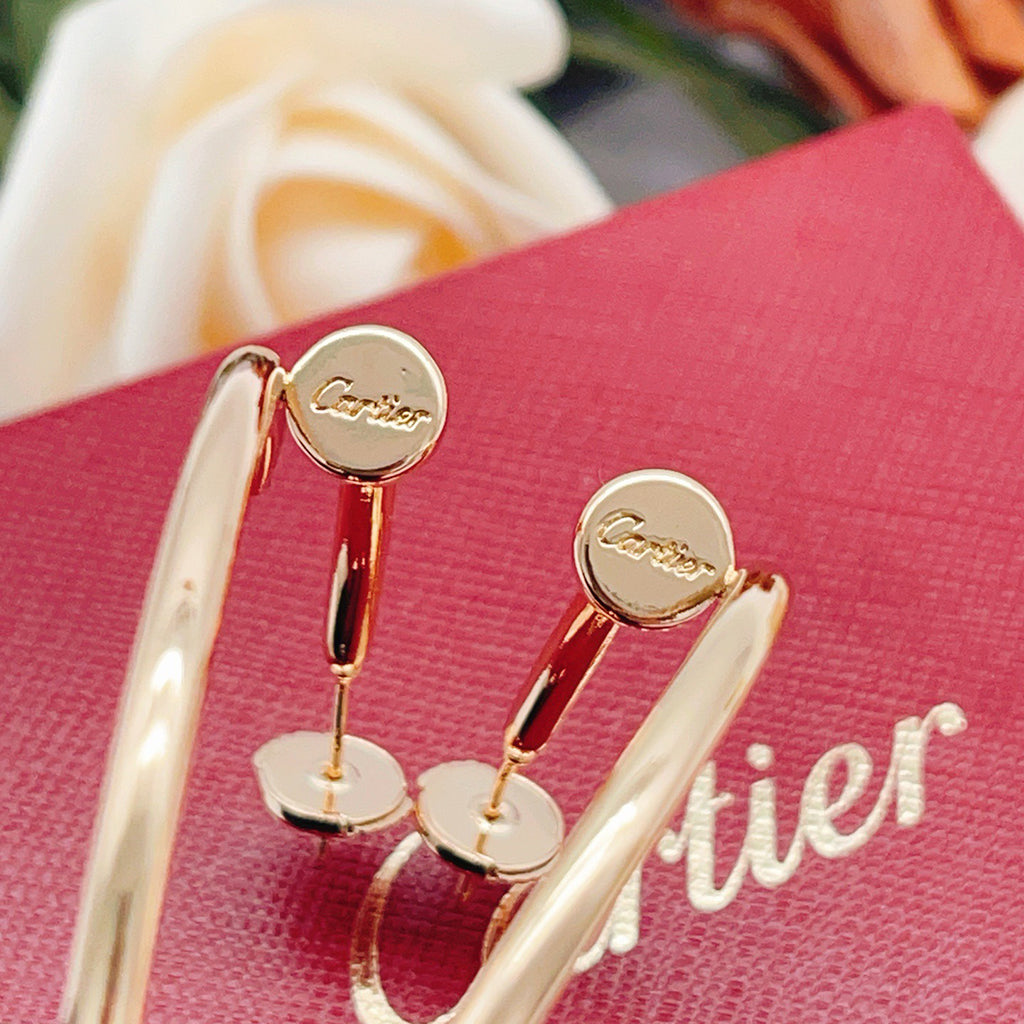 [LUXE JEWELRY] JUSTE NO DIAMOND LARGE EARRINGS