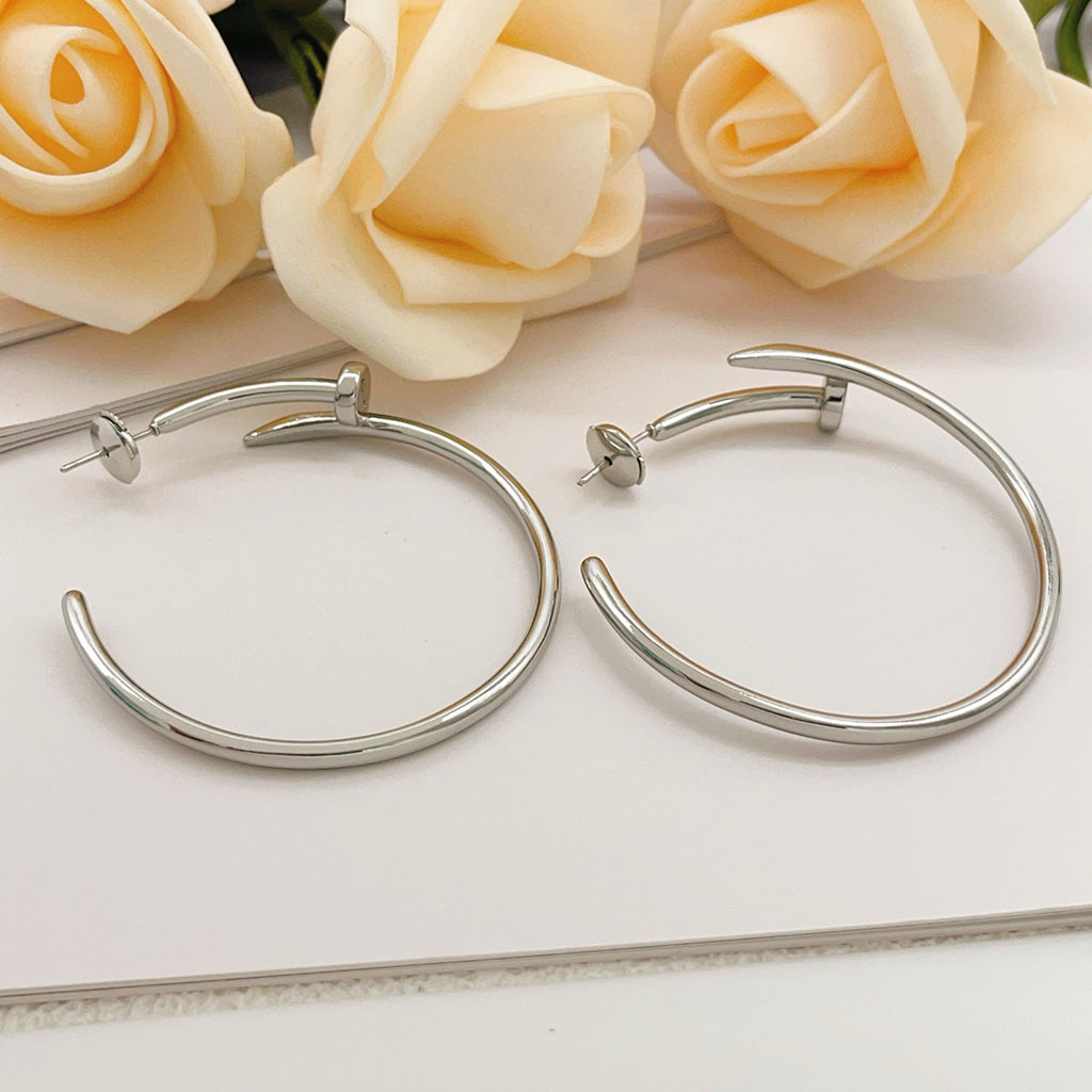 [LUXE JEWELRY] JUSTE NO DIAMOND LARGE EARRINGS