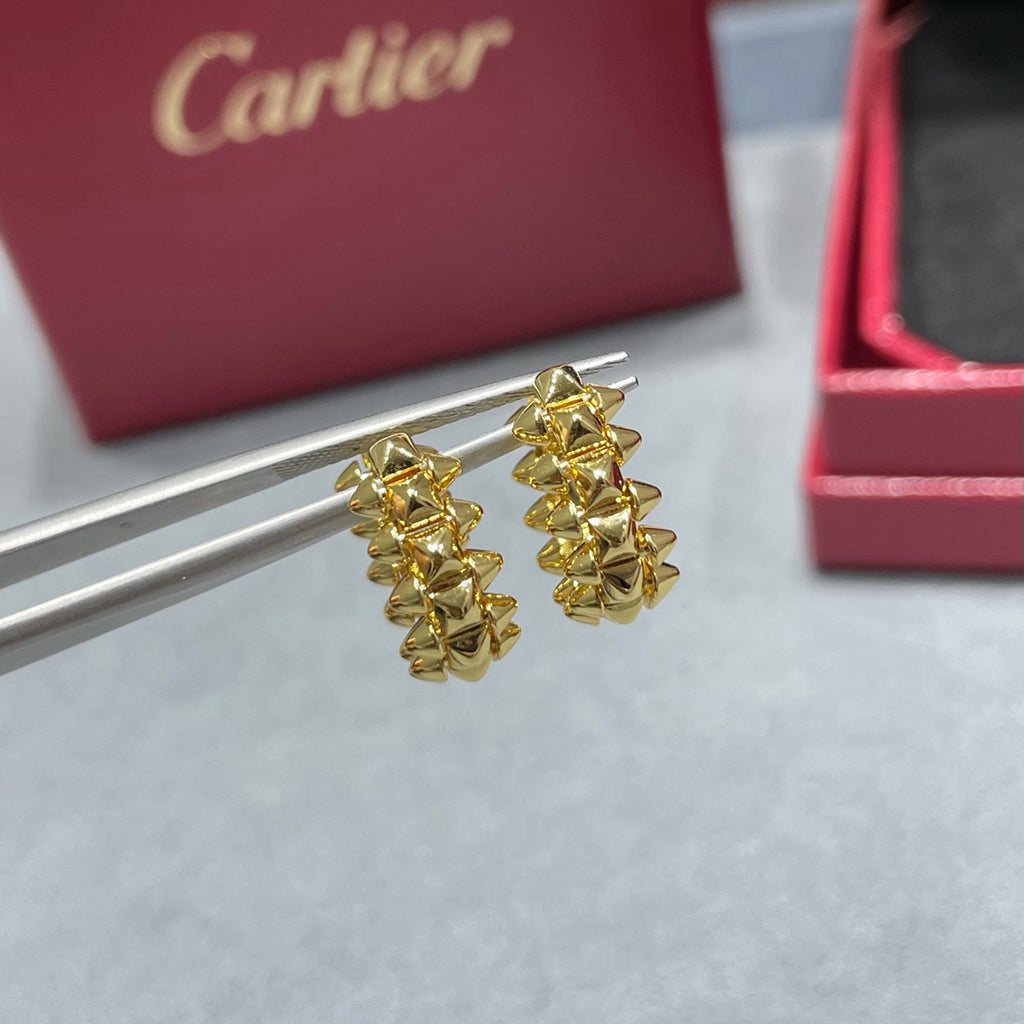 [LUXE JEWELRY] CLASH MINI HOOP EARRINGS