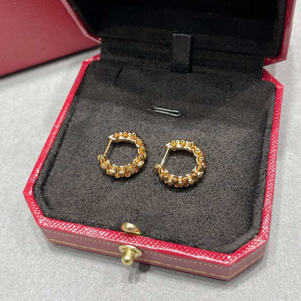 [LUXE JEWELRY] CLASH MINI HOOP EARRINGS