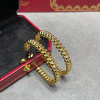 [LUXE JEWELRY] CLASH HOOP LARGE EARRINGS