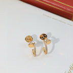 [LUXE JEWELRY] JUSTE FULL DIAMOND DOUBLE EARRINGS