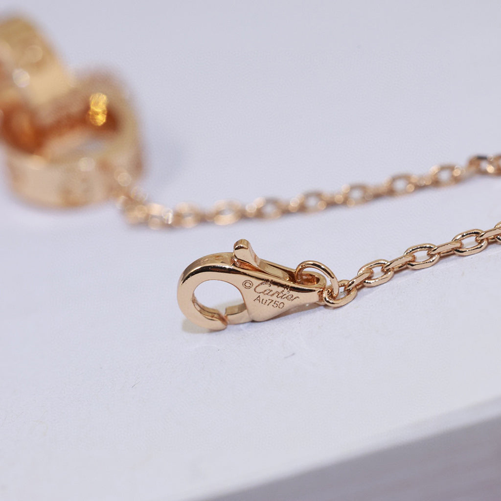 [LUXE JEWELRY] LOVE DOUBLE RING NECKLACE