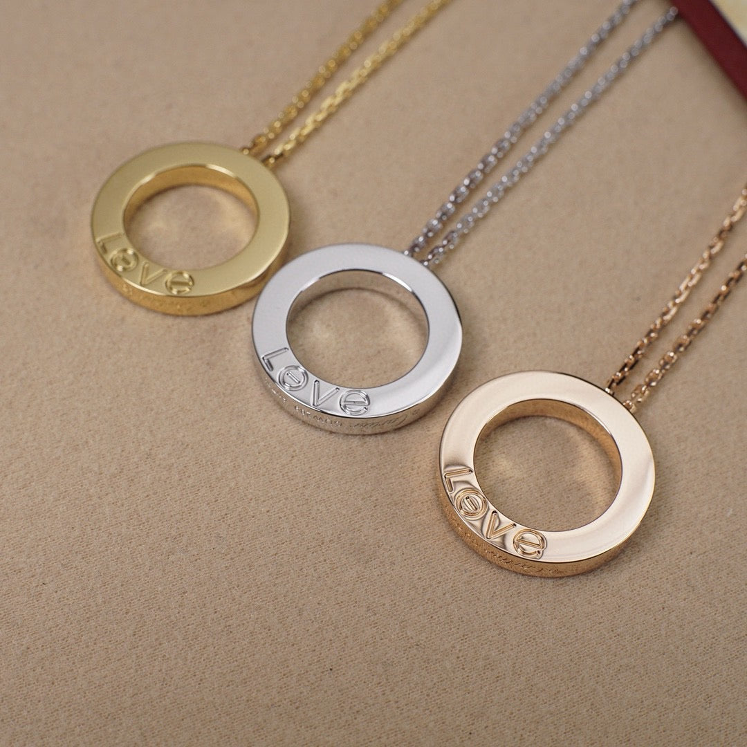 [LUXE JEWELRY] LOVE NECKLACE 16MM