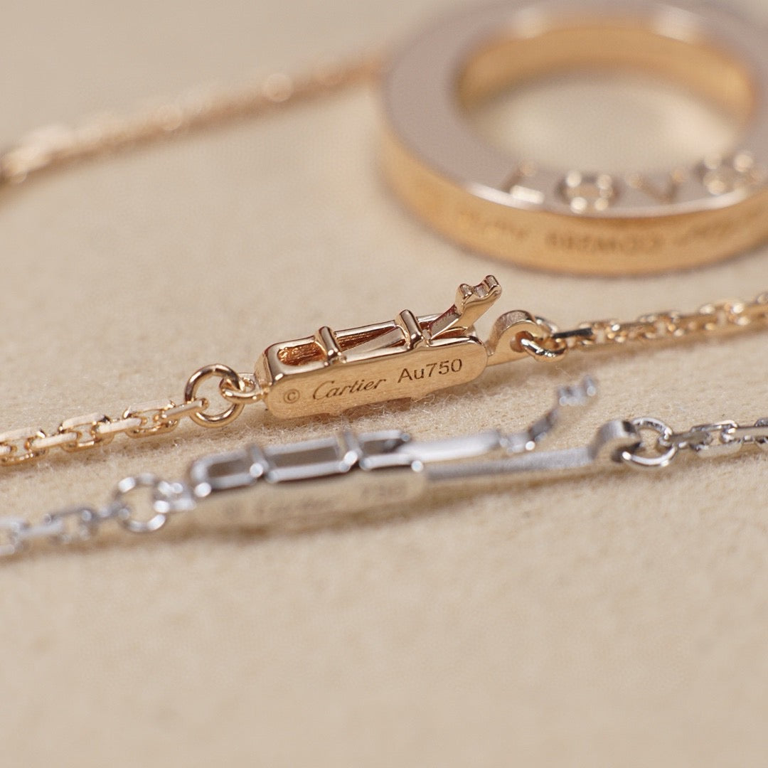 [LUXE JEWELRY] LOVE NECKLACE 16MM