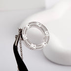 [LUXE JEWELRY] LOVE NECKLACE 16MM  FULL DIAMOND