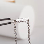 [LUXE JEWELRY] LOVE NECKLACE 16MM  FULL DIAMOND