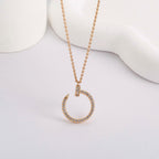 [LUXE JEWELRY] JUSTE NECKLACE FULL DIAMOND