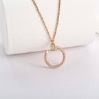[LUXE JEWELRY] JUSTE NECKLACE FULL DIAMOND