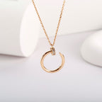 [LUXE JEWELRY] JUSTE NECKLACE FULL DIAMOND