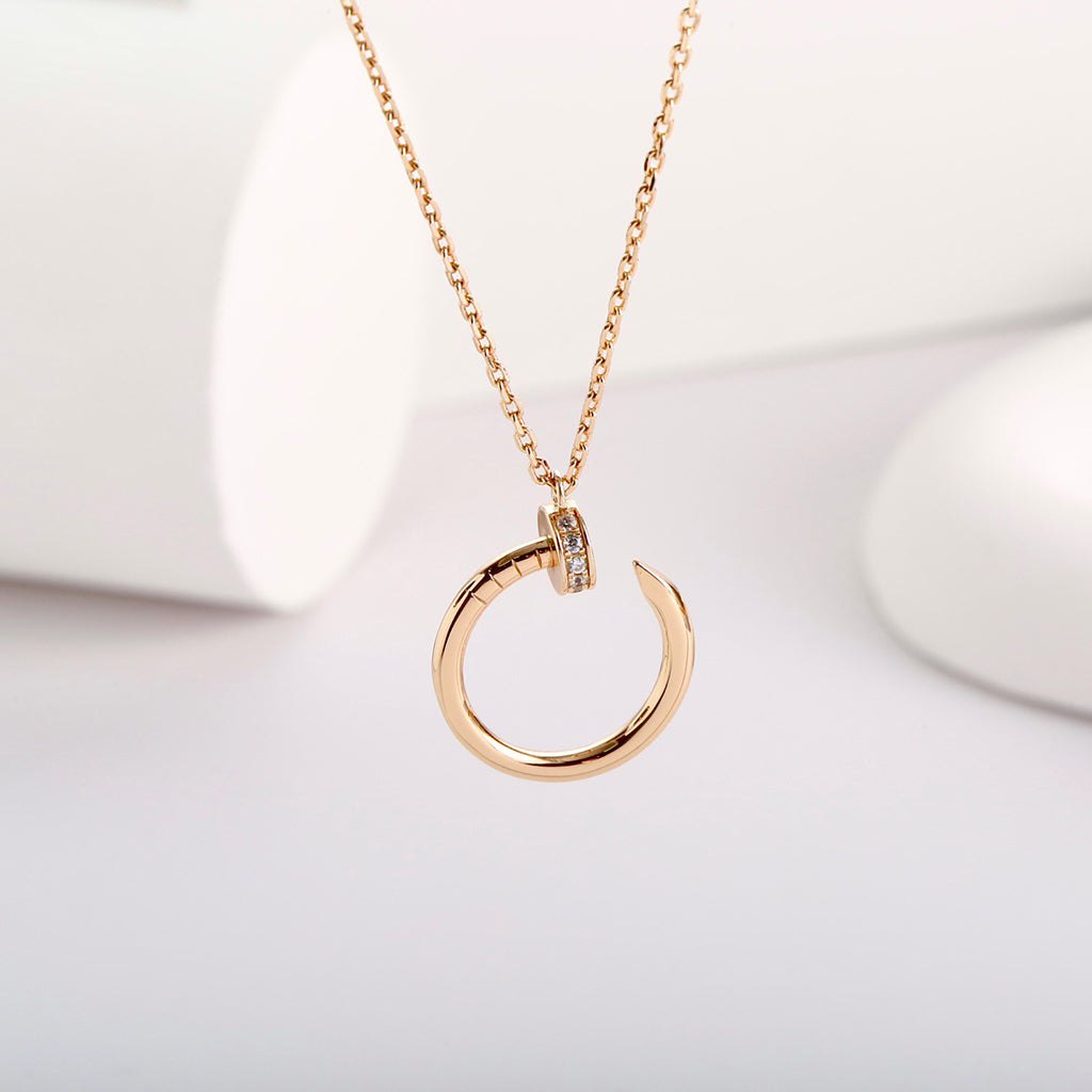 [LUXE JEWELRY] JUSTE NECKLACE FULL DIAMOND