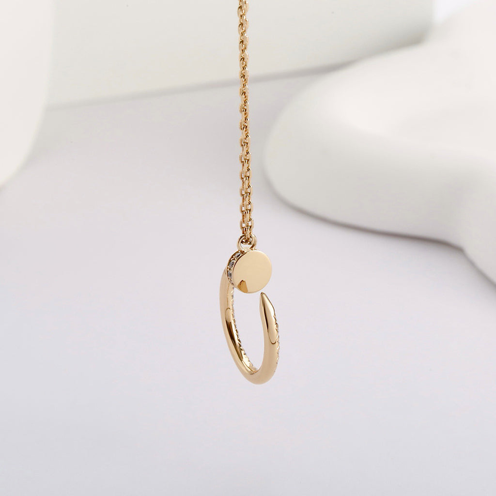 [LUXE JEWELRY] JUSTE NECKLACE FULL DIAMOND