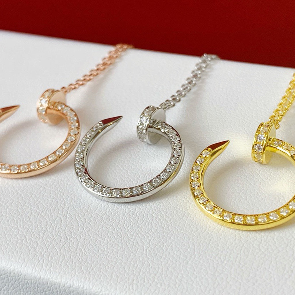 [LUXE JEWELRY] JUSTE NECKLACE FULL DIAMOND