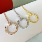 [LUXE JEWELRY] JUSTE NECKLACE FULL DIAMOND
