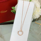 [LUXE JEWELRY] JUSTE NECKLACE FULL DIAMOND