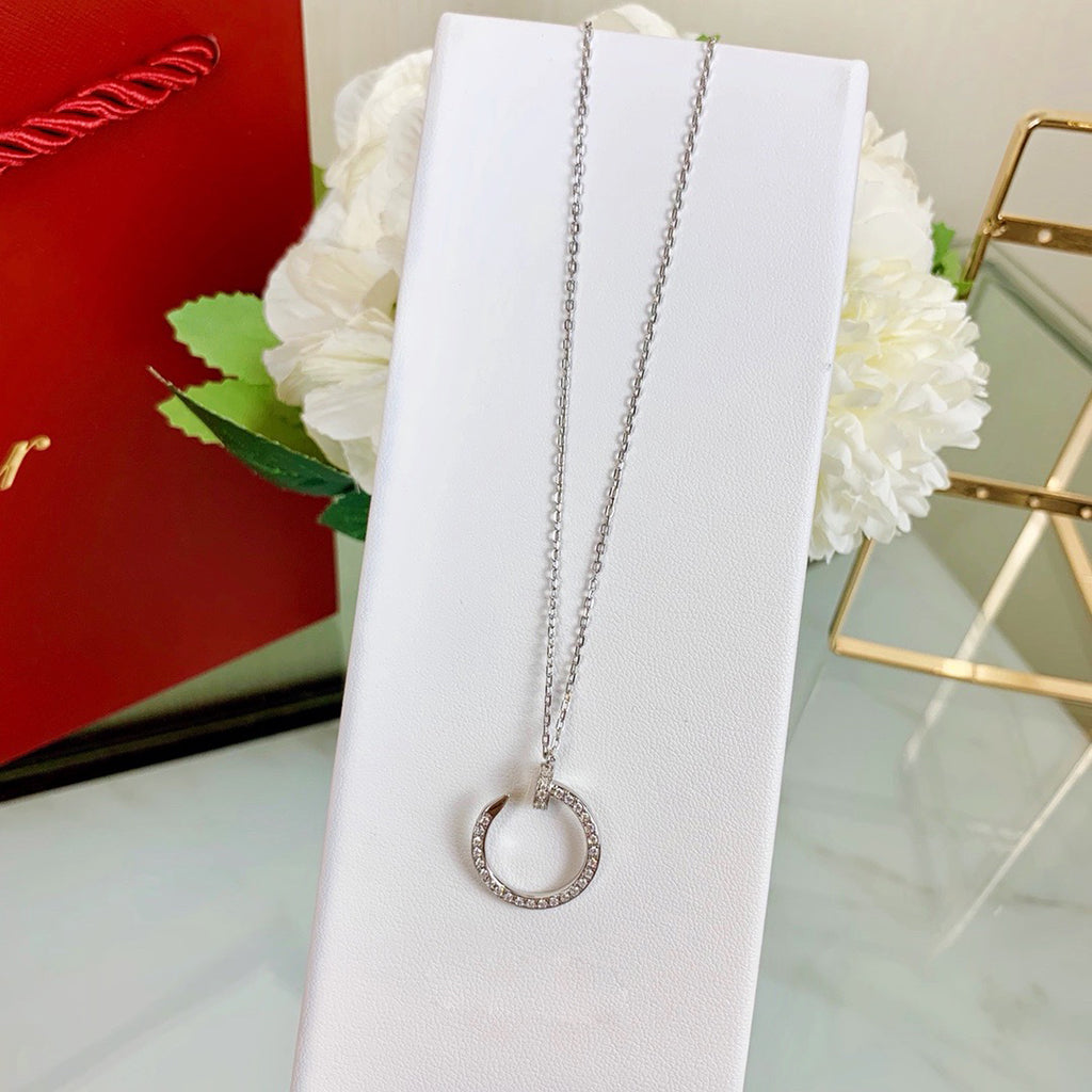 [LUXE JEWELRY] JUSTE NECKLACE FULL DIAMOND