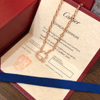 [LUXE JEWELRY] JUSTE NECKLACE FULL DIAMONDS