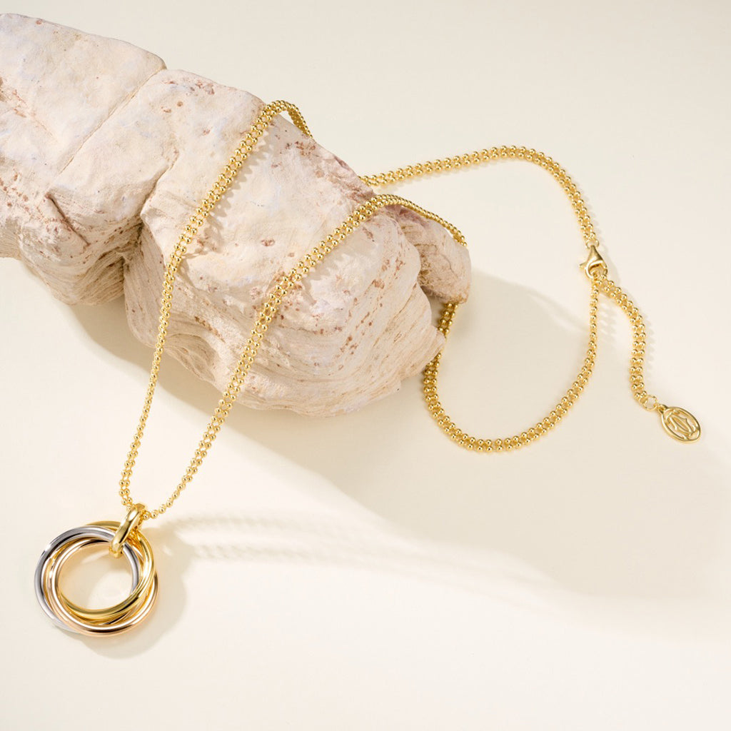 [LUXE JEWELRY] TRINITY LARGE NECKLACE
