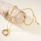 [LUXE JEWELRY] TRINITY LARGE NECKLACE
