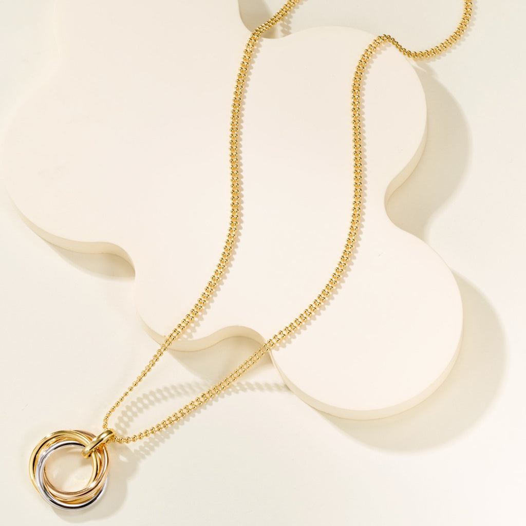 [LUXE JEWELRY] TRINITY LARGE NECKLACE