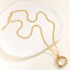 [LUXE JEWELRY] TRINITY LARGE NECKLACE