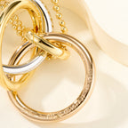 [LUXE JEWELRY] TRINITY LARGE NECKLACE