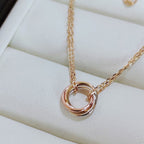 [LUXE JEWELRY] TRINITY MINI NECKLACE