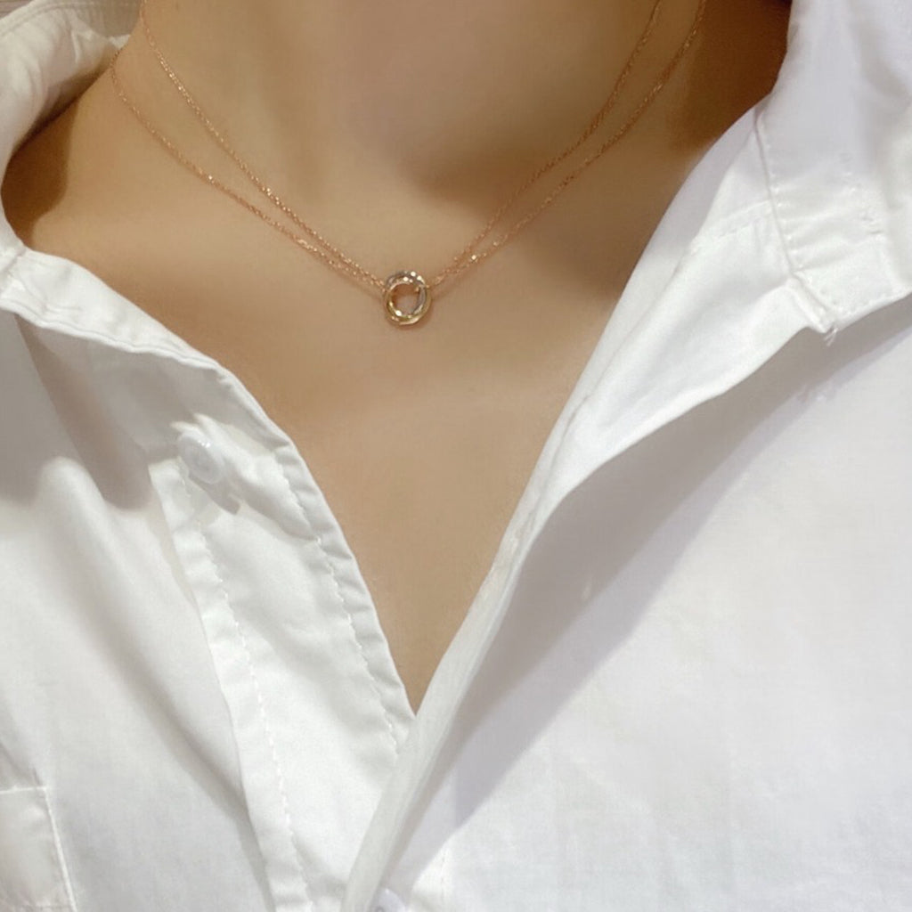 [LUXE JEWELRY] TRINITY MINI NECKLACE