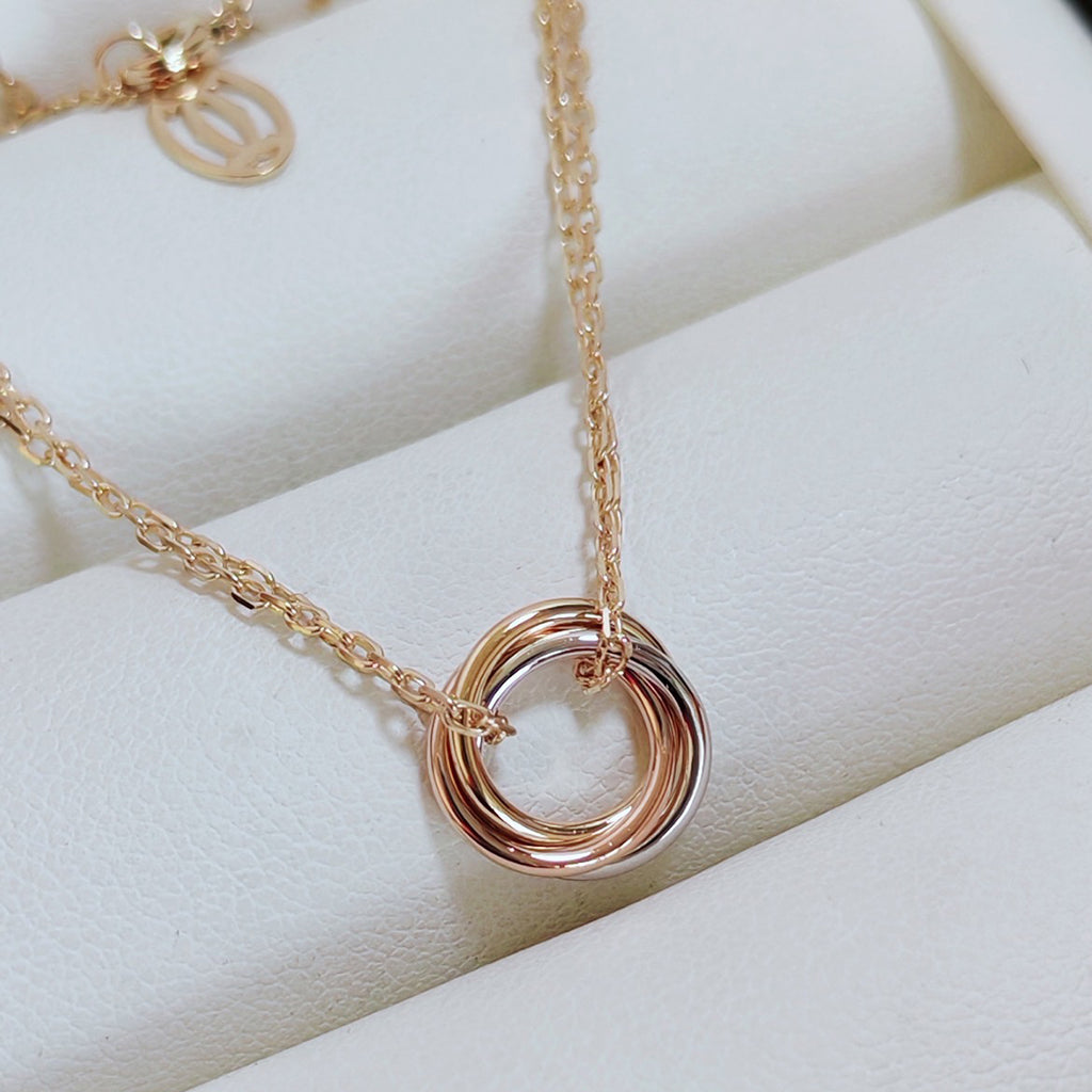 [LUXE JEWELRY] TRINITY MINI NECKLACE
