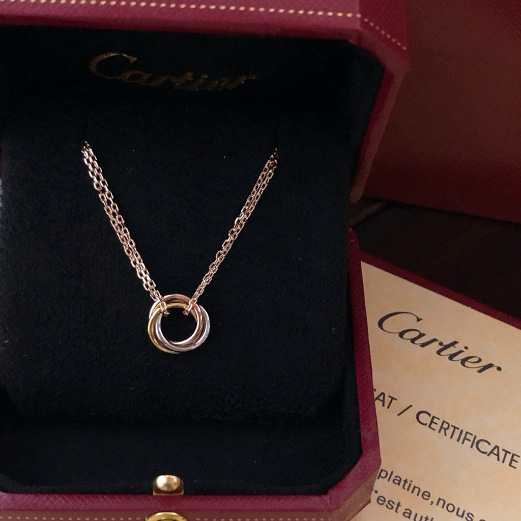 [LUXE JEWELRY] TRINITY MINI NECKLACE
