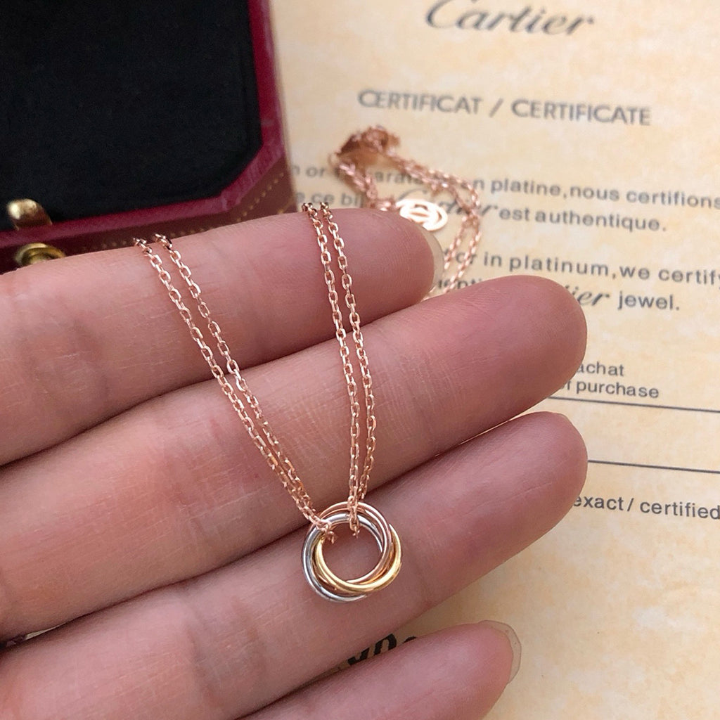 [LUXE JEWELRY] TRINITY MINI NECKLACE