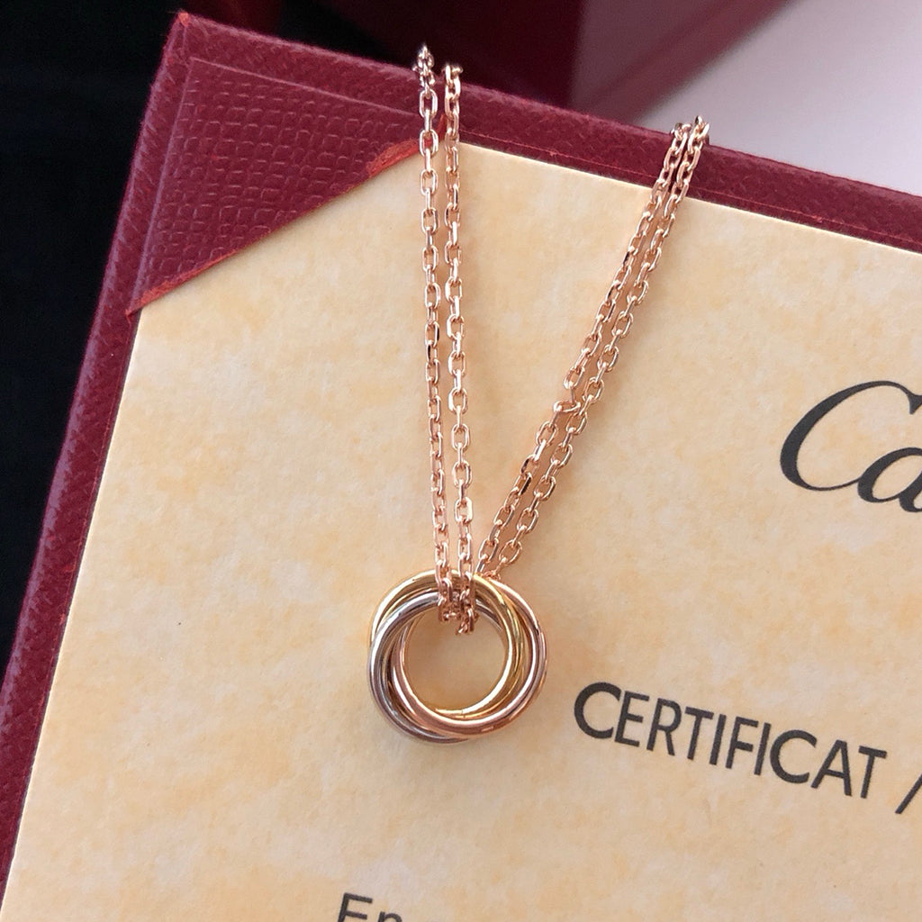 [LUXE JEWELRY] TRINITY MINI NECKLACE