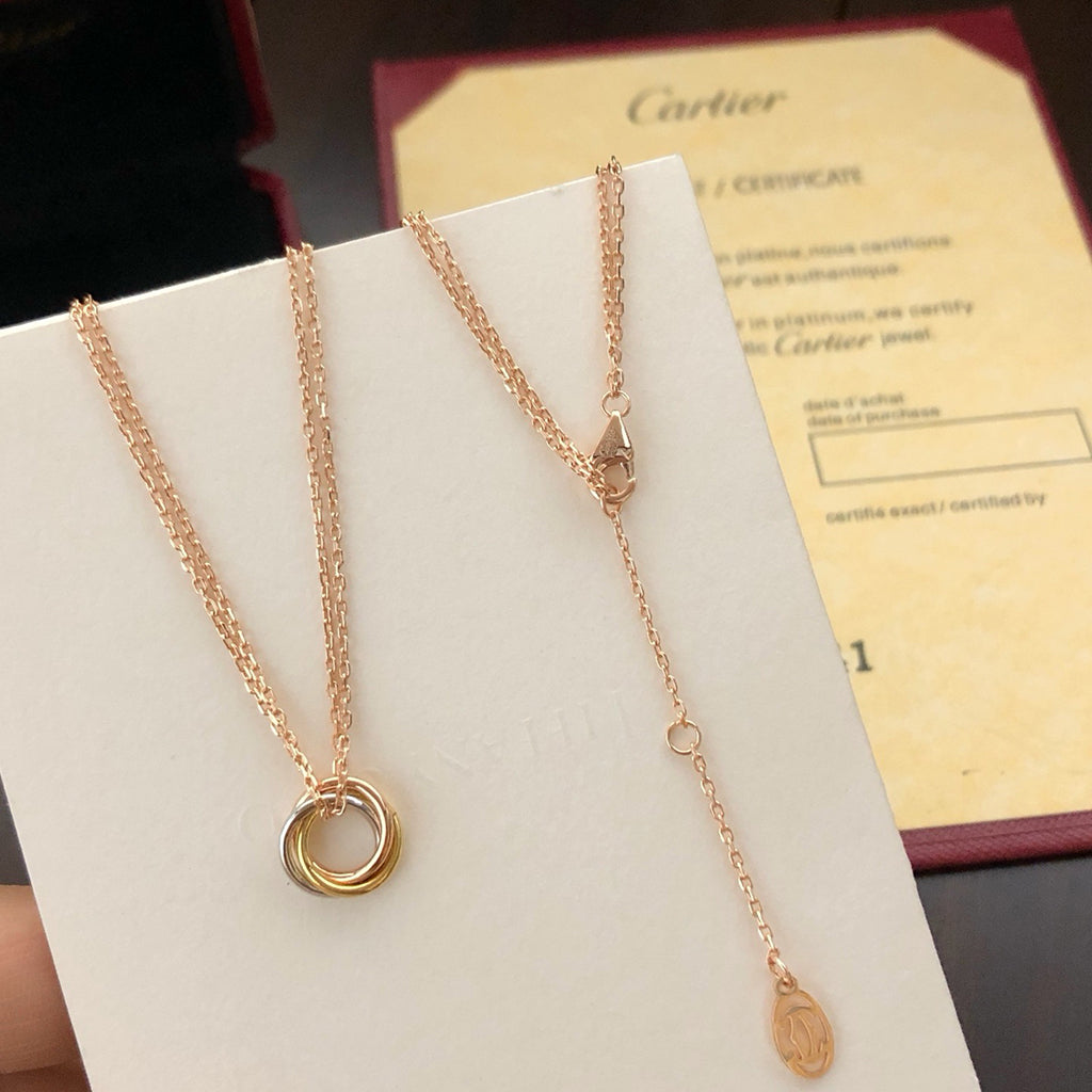 [LUXE JEWELRY] TRINITY MINI NECKLACE