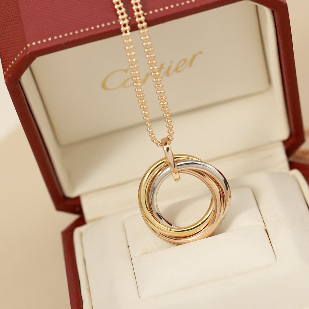 [LUXE JEWELRY] TRINITY LARGE NECKLACE