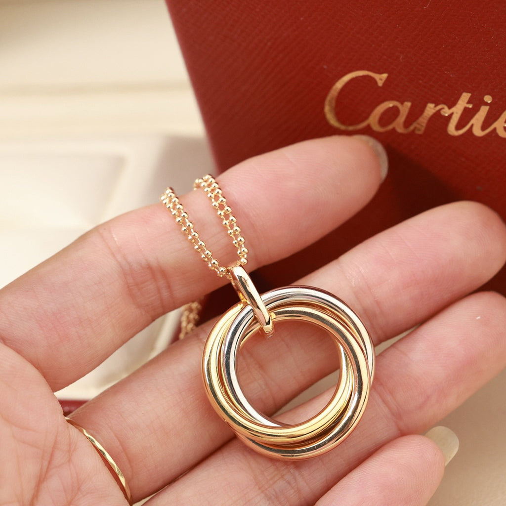 [LUXE JEWELRY] TRINITY LARGE NECKLACE