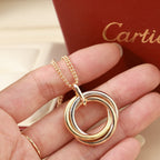 [LUXE JEWELRY] TRINITY LARGE NECKLACE