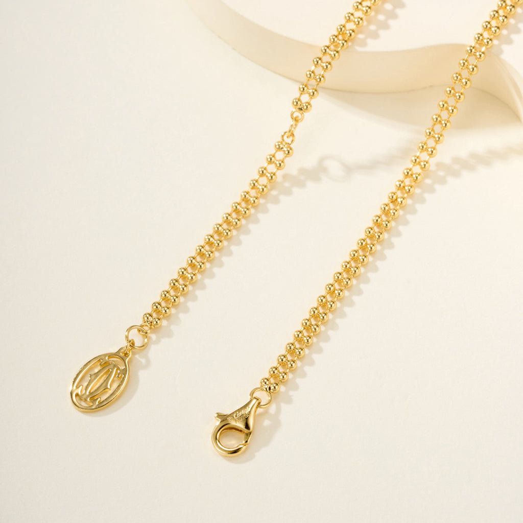 [LUXE JEWELRY] TRINITY LARGE FULL DIAMOND  NECKLACE