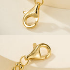 [LUXE JEWELRY] TRINITY LARGE FULL DIAMOND  NECKLACE