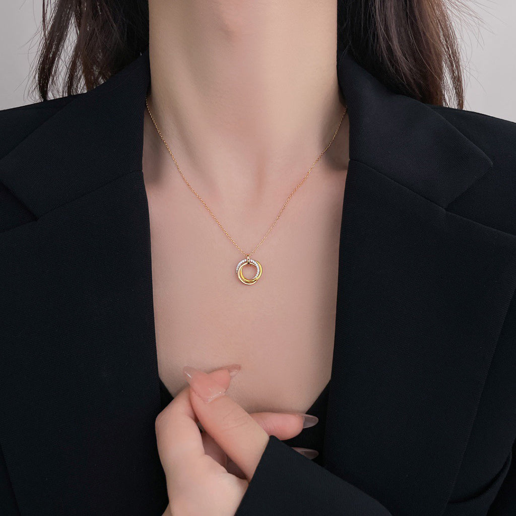 [LUXE JEWELRY] TRINITY SMALL NECKLACE