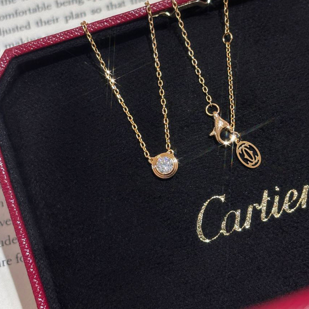 [LUXE JEWELRY] DAMOUR DIAMOND NECKLACE