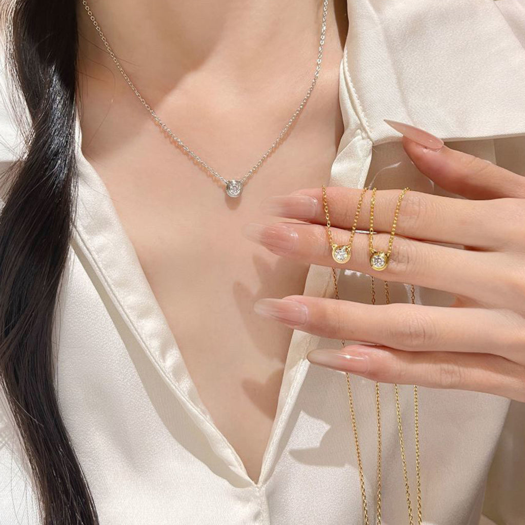 [LUXE JEWELRY] DAMOUR DIAMOND NECKLACE