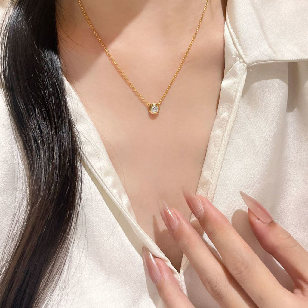 [LUXE JEWELRY] DAMOUR DIAMOND NECKLACE