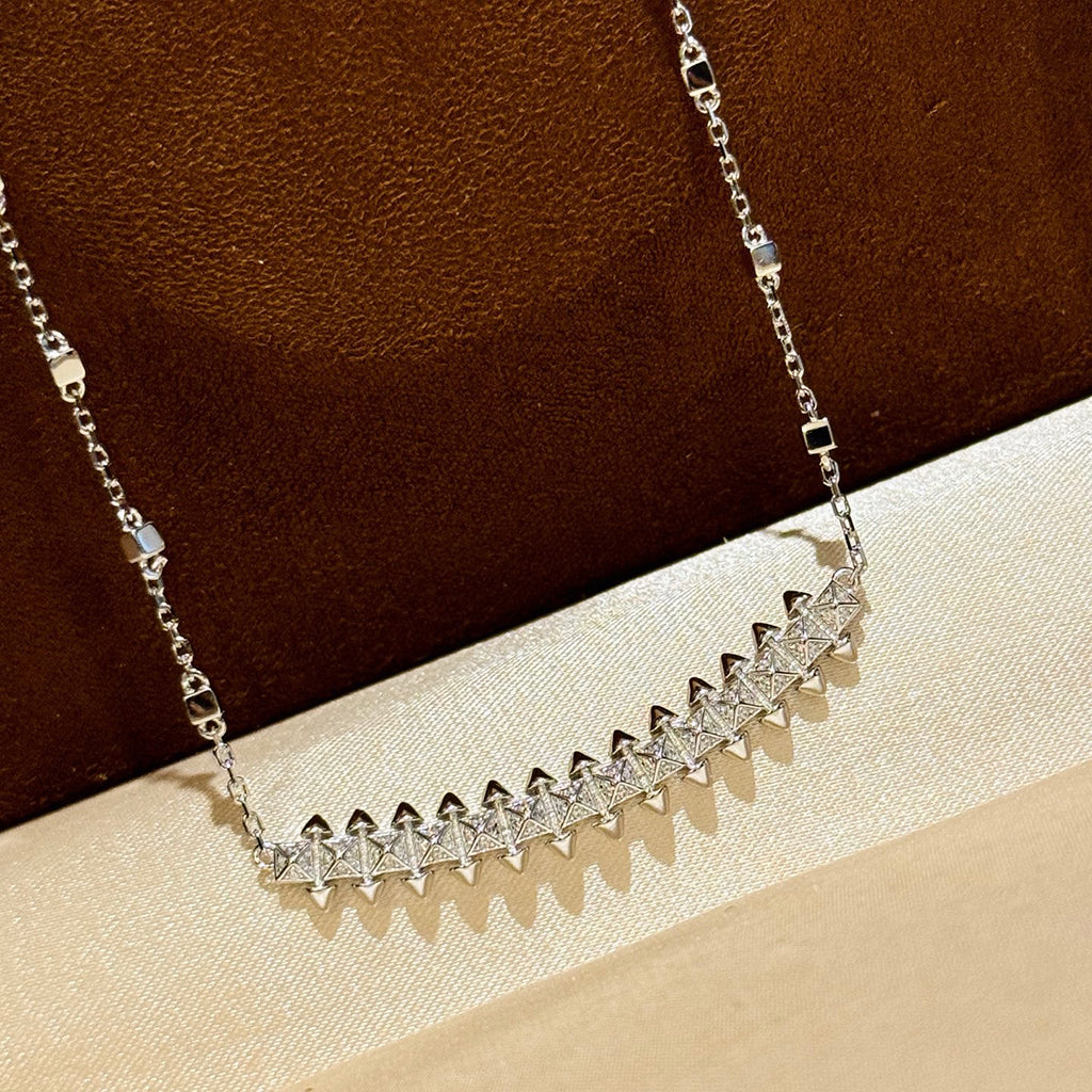 [LUXE JEWELRY] CLASH  SMALL FULL DIAMOND NECKLACE