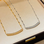 [LUXE JEWELRY] CLASH  SMALL FULL DIAMOND NECKLACE