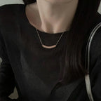 [LUXE JEWELRY] CLASH  SMALL FULL DIAMOND NECKLACE